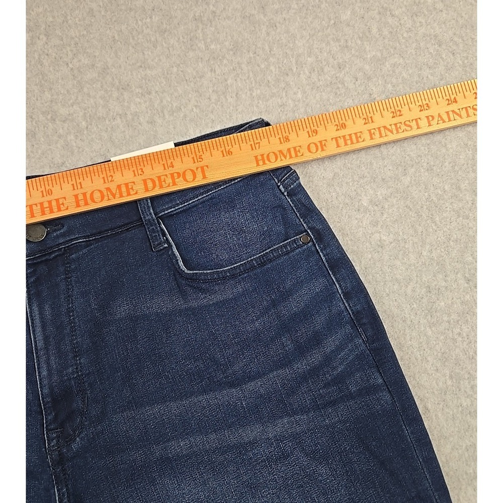 Nine West Womens Size 14 Denim Cut Off Jean Shorts Dark Blue NWT - Picture 5 of 8